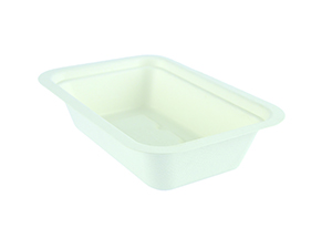 V4-GB16 Vegware Compostable Bagasse Gourmet Food Containers (16-ounce)